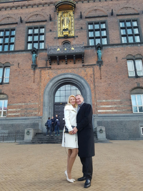 ДЖОСЕФ И ОЛЬГА  3 ноября 2016 года. Мэрия Копенгагена.